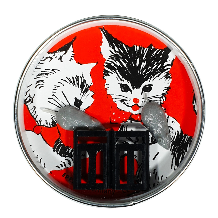 Tålamodsspelet Katt med möss (bild för) Tålamodsspelet Katt med möss