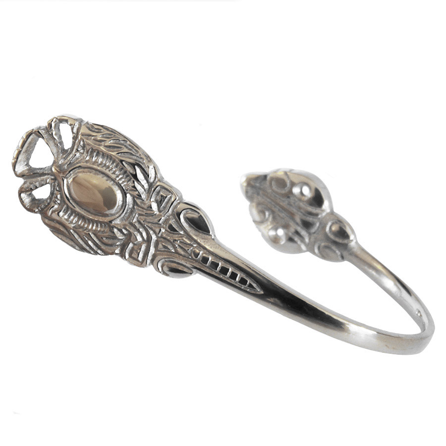 Gardinomtag Odessa med medaljong förnicklat (bild för) Gardinomtag Odessa med medaljong förnicklat